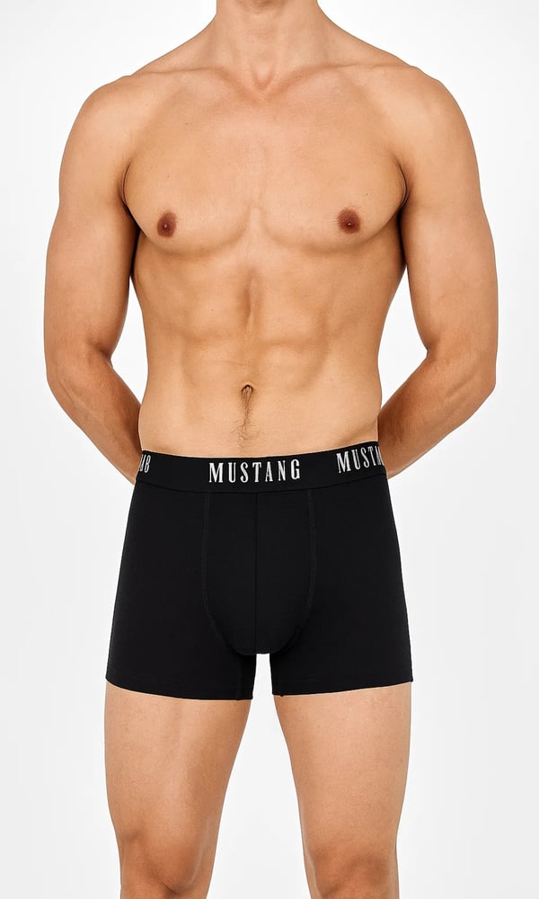 Mustang miesten bokserit, 4-osainen setti, puuvillaa, logolla, koko L