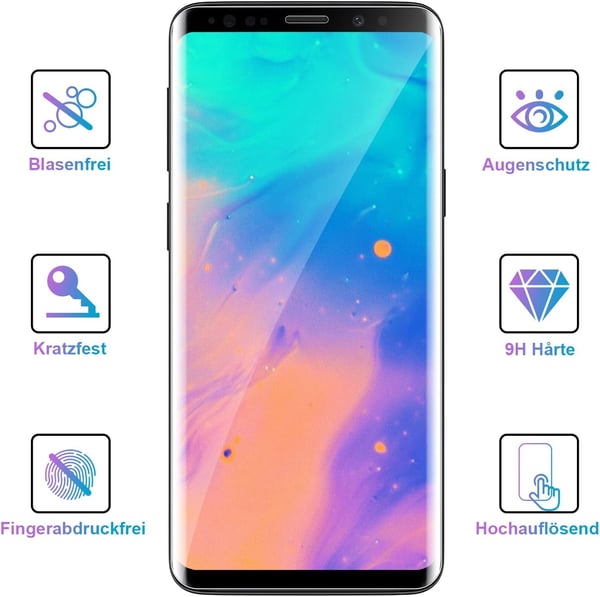 9H hærdet glas til Samsung Galaxy S9+ 2 stk.