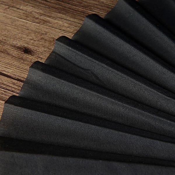 Spansk vifte sort foldbar dans japansk stor flamenco gave