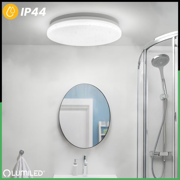 LED-plafond taklampa påbyggnadsmontering 36W 4000K CELIS rond IP44 ALS LUMILED