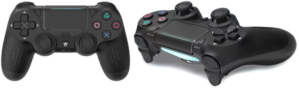 Langaton ohjain PS4:lle, PlayStation 4:n värinätoiminto, musta