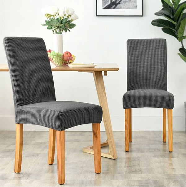 Tuolinpäällinen, tumma antrasiitti, paksu