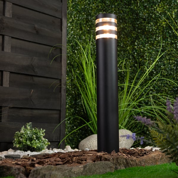 Trädgårdslampa stolpe utomhus stående E27 LED RINGO 60cm LUMILED
