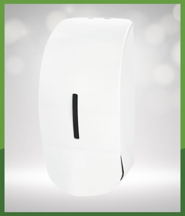 Elegant sæbedispenser - 1l ABS hvid