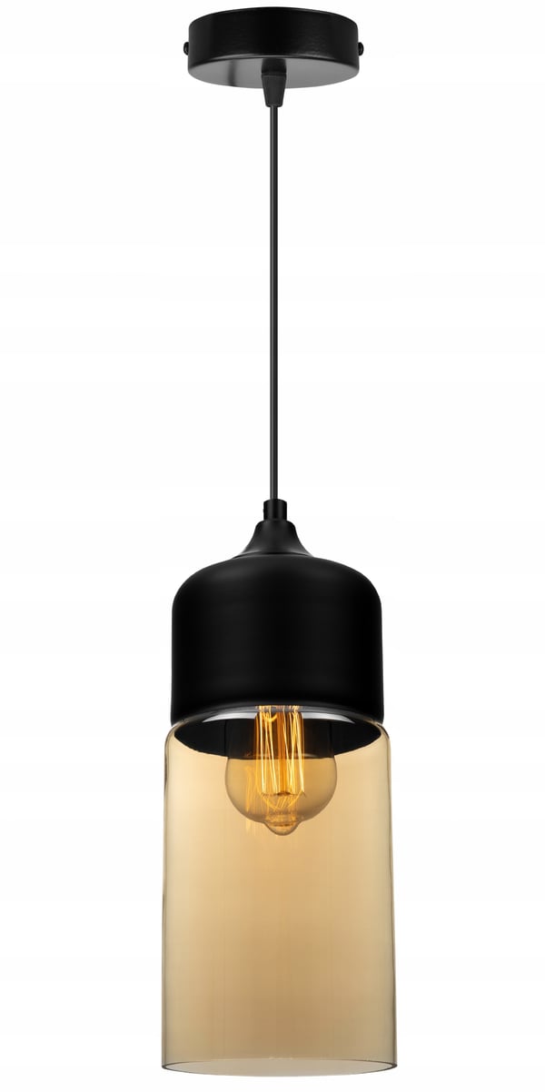 HÆNGENDE LOFTSLAMPE, GLASPLAFON, LED-LAMPE