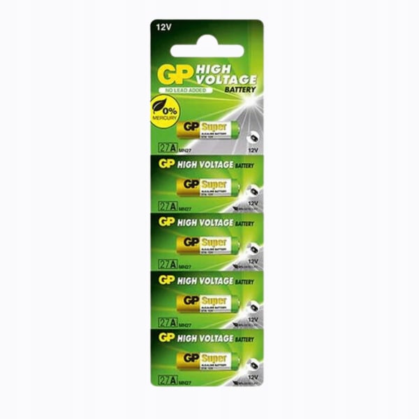 Batteri för bilfjärrkontroll GP 27A MN27 x5