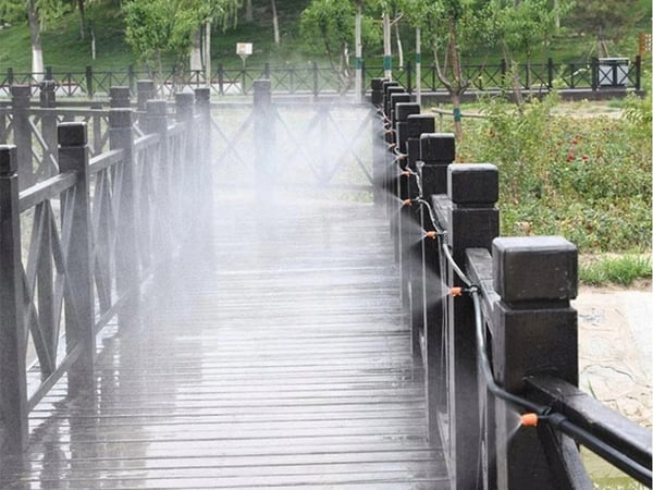 Puutarhan vesiverhosetti 20 m sumusprinkleri