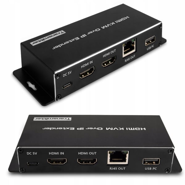 HDMI 2.0 LAN KVM-forlænger 2xUSB RJ45 180M ETHERNET