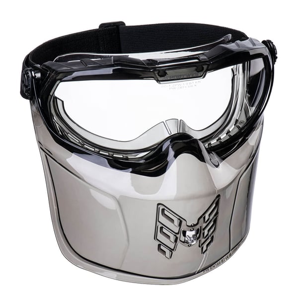 ULTRA SIKRE BESKYTTELSESBRILLER MED MASKE - BHP PS22CLR
