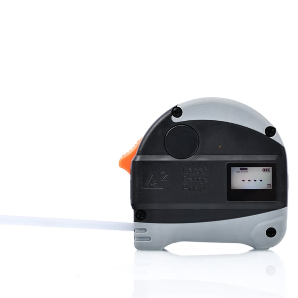 Rosfix Digital laseravståndsmätare med mätare