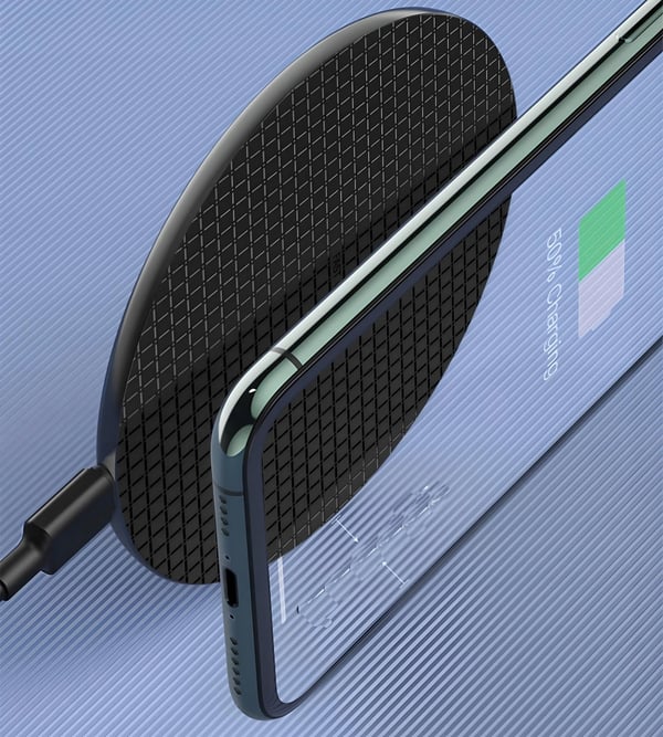 PAWONIK Trådløs Induktiv Oplader Hurtig QI Desktop Universal