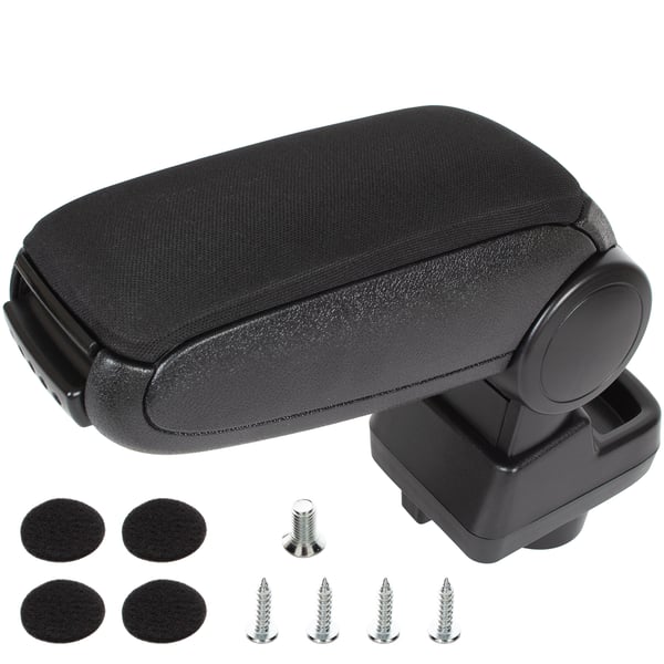 Opel Corsa F 2019- armstödsset SVART TYG + monteringssats