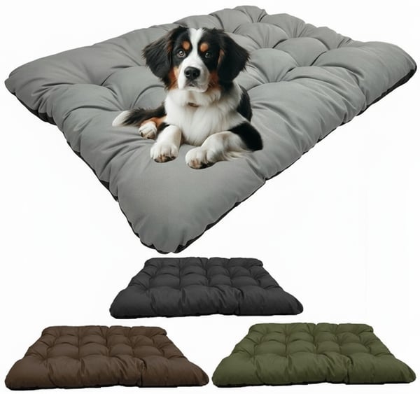 Hundeseng pude PRESTIGE 100x70 cm vandtæt grå