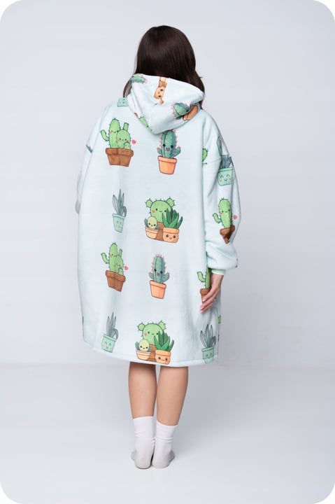 Filttrøje storkørsel varm tyk 2i1 XXL planter pelsblanding KB-W24