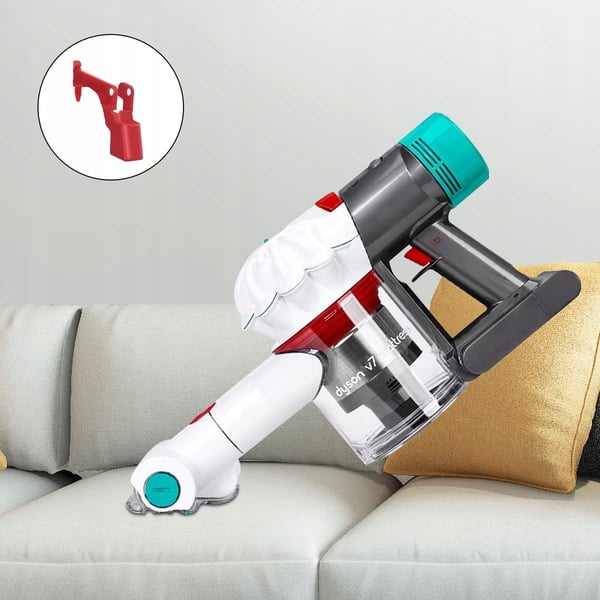PowerFix Trigger V-Red - Forstærket triggerknap til Dyson støvsuger | V10 | V11 | SV12 | SV14 | Rød | Med Torx-skruetrækker