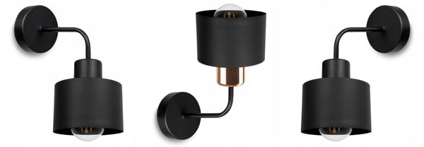UNIK VÆGLAMPE MED ELEGANT METALSKÆRM