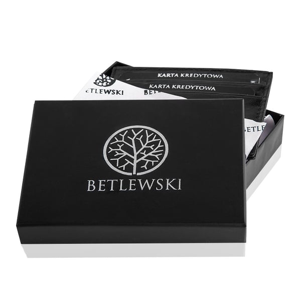 BEZ-08 musta käyntikorttikotelo + todistus
