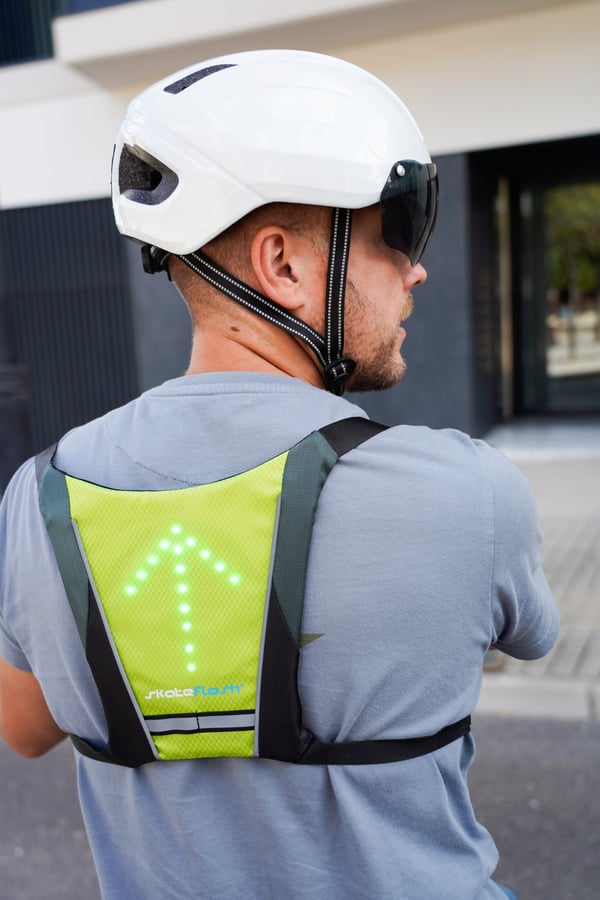 SkateFlash Atomic Vit Cykelhjälm