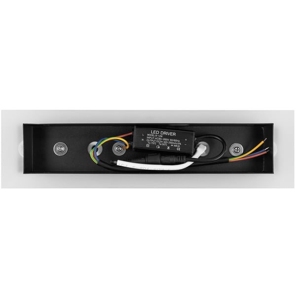 OLIO pinta-asennettava LED-puutarhavalaisin, seinävalaisin, 9W, 4000K, 30cm, IP65, LUMILED