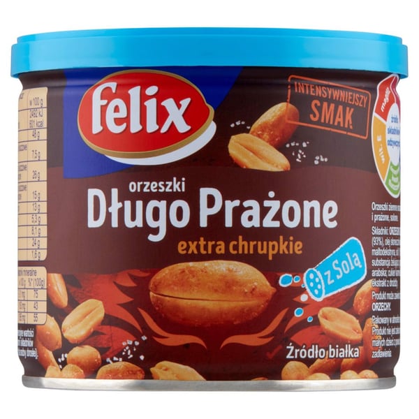 Felix Extra Crunchy Paahdetut Maapähkinät Suolalla 140 g
