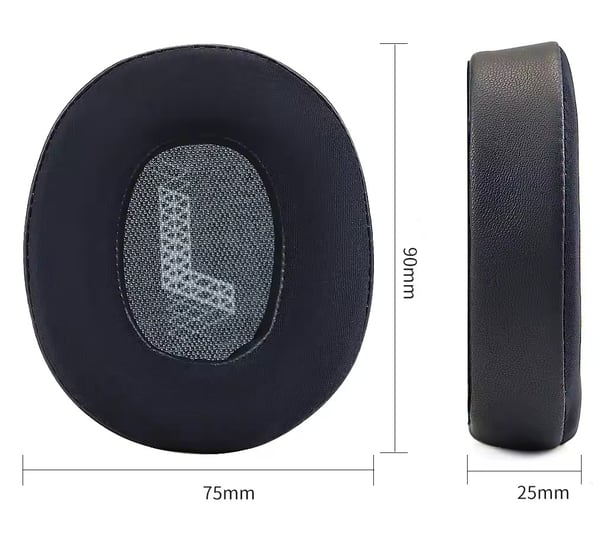 Gel-skum ørepuder JBL LIVE 650BTNC/E65BTNC sorte - kølende