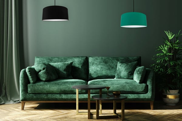 MODERNI LAMPUNVARJOSTIN 50CM MATERIOLLA, VALITSE 6 VÄRIÄ