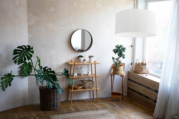 LAMPESKÆRM TIL GULVLAMPE HVID 40 CM