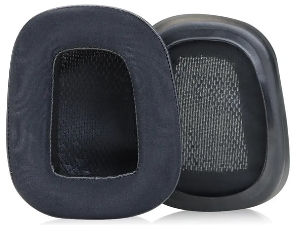 Logitech G933 G633 G935 öronkuddar skumgel svart