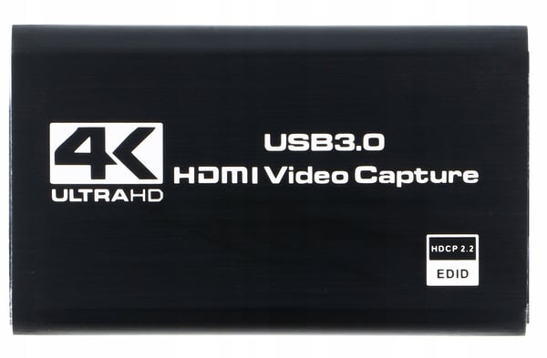 VIDEONKAAPPAUSKORTTI KUVANSIIRTOLAITE HDMI 2.0 USB VIDEOSUORATOISTO 4K