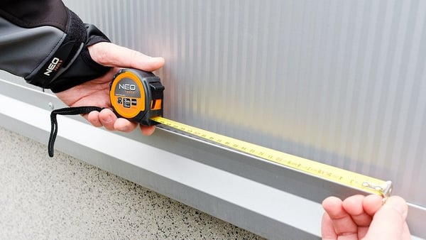STÅLRULLELINJAL 3M/19MM MAGNET - T N67-113-1