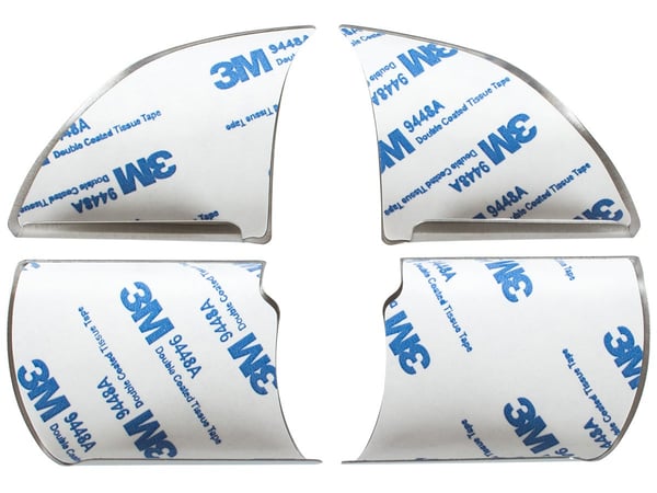 Ford Focus Mk2 04-11 rattkåpor kromade 4-delars set