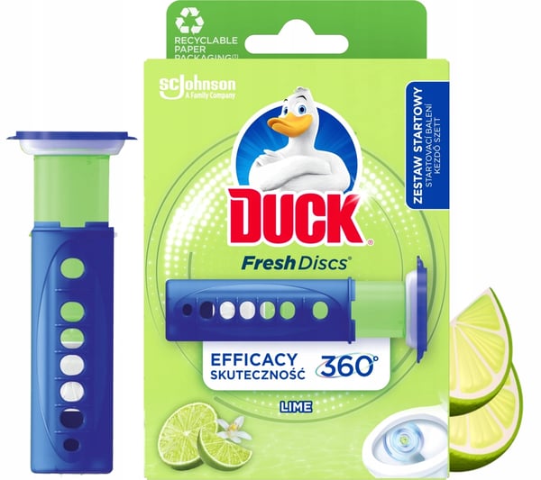Duck Fresh Discs Lime toiletkummeglider 36 ml med applikator