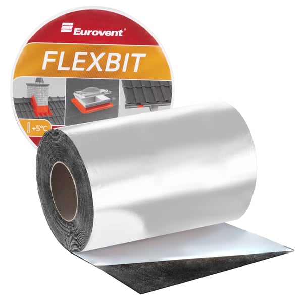 Flexbit bitumentejp aluminiumsbånd 300 mm x 10 m