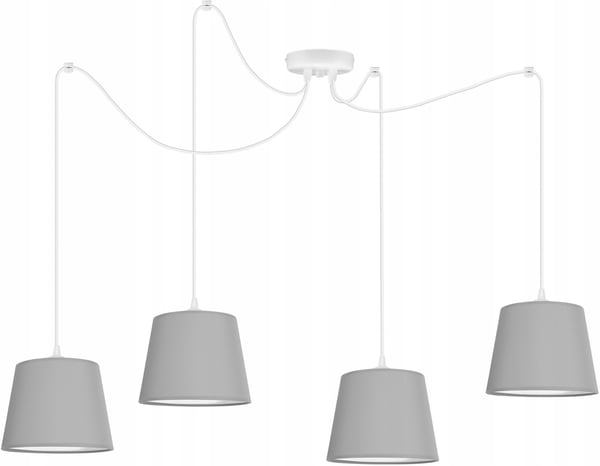 HÄNGANDE taklampa ljuskrona SPIDER loft E27 LED
