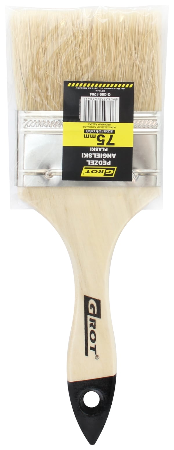 Engelsk pensel. Flad 76 mm - 3 fod - G-300-1204