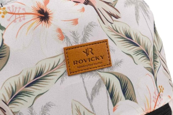 Mönstrad, urban ryggsäck för kvinnor - Rovicky