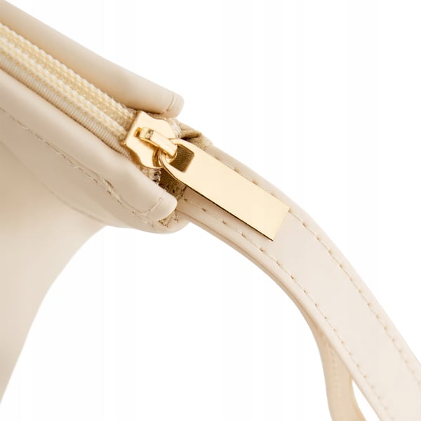 BKP-14 rymlig sminkväska för kvinnor beige Mellow