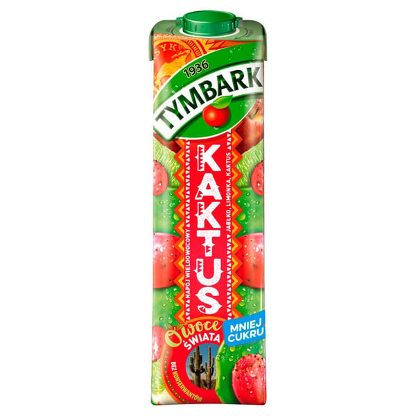 Tymbark Fruits of the World Multifrugtdrik Kaktus 1 l