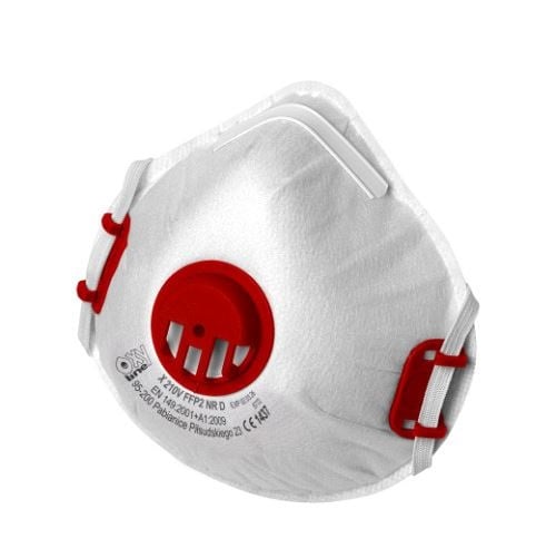 Filtrerande halvmask X 210 V FFP2 NR D med ventil - T-9910 Z-21V