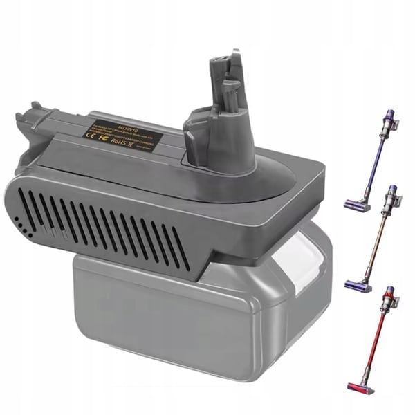 Makita 18V batteriadapter/konverter til Dyson V10