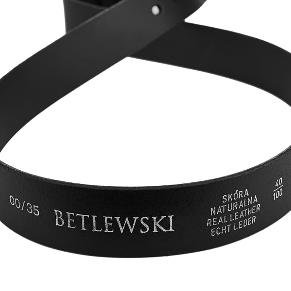 DW35-0 115 läderformad delad bälte