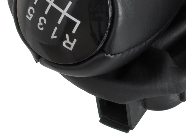 Seat Leon I 99-06 gearkasse knap sort med støvkappe og ramme 6 gear