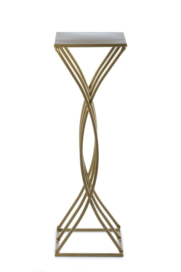 Modernt blomsterställ, guld, 75 cm