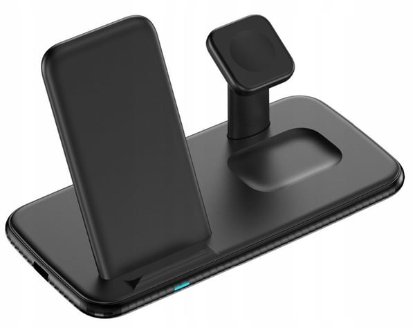 TRÅDLØS INDUKTIV DOCKINGSTATION 25W 3-i-1 iPhone Airpods