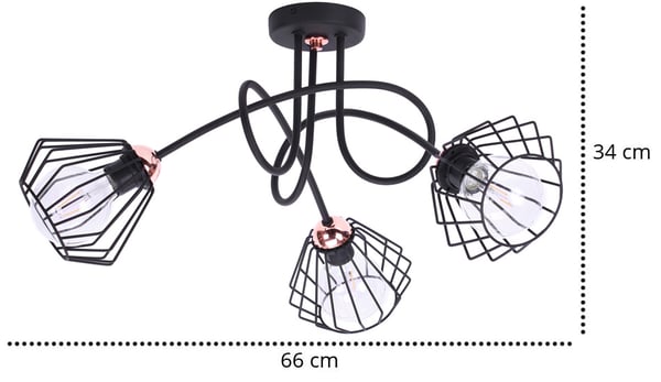 Alkuperäinen LED-kattovalaisin Copper Loft
