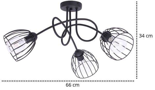 TRÅDHÄNGANDE LAMPA RETRO Loft Edison LED E27