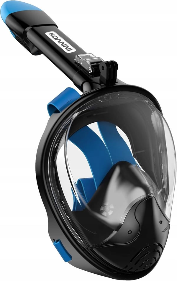 FOLKBAR HELDENSORKELINGSMASKE MED VANDSNORKEL L/XL