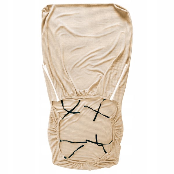 Finka nojatuolin päällinen kermanvärinen BEIGE paksu jacquard