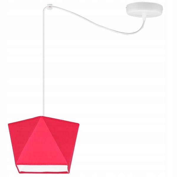 Lofthængende lampe med loftskrone og edderkopskærm