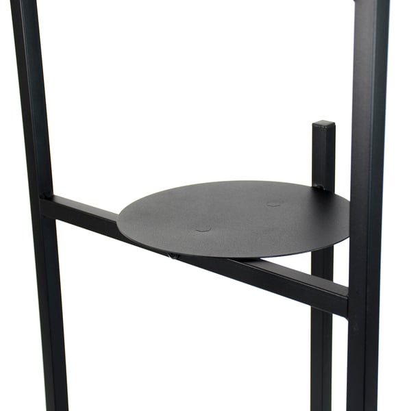 Metal blomsterstativ, stående blomsterstativ, planter, potter, 3 hylder, loft 81